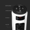 Ventilátor stĺpikový 55W 120cm s displejom a diaľkovým ovládaním