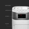 Ventilátor stĺpikový 55W 95cm s displejom a diaľkovým ovládaním