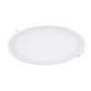 Biely vstavaný LED panel guľatý 174mm 18W 24V RGB+CCT
