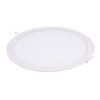 Biely vstavaný LED panel guľatý 225mm 27W 24V RGB+CCT