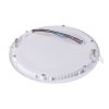 Biely vstavaný LED panel guľatý 225mm 27W 24V RGB+CCT