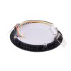 Čierny vstavaný LED panel guľatý 120mm 9W 24V RGB+CCT