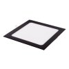 Čierny vstavaný LED panel hranatý 225 x 225mm 27W 24V RGB+CCT