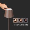 Corten LED stojacia nabíjacia lampa 500-1300mm 4W IP54