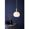 Závesný luster z opálového skla Alton pre žiarovku E27 ø25cm