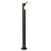Čierne záhradné LED stĺpikové svietidlo Odiel náklopné 12W IP44 80cm