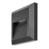 Antracitové schodiskové LED svietidlo Trento 4W IP65