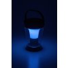 Čierna LED RGB solárna záhradná lampa Angers 3W