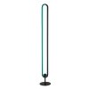 Čierna stojaca LED RGB lampa Barto 19W s DO