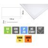 Biely podhľadový LED panel 60 x 120cm 60W UGR Projekt
