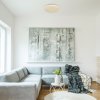 Biele stropné LED svietidlo Rob Star okrúhle 380mm 32W