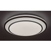 Strieborné stropné LED svietidlo Lupita 490mm 40W CCT s DO