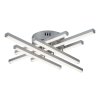 Strieborné stropné LED svietidlo Nayara 510mm 40W