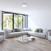 Chrómové stropné LED svietidlo Linden okrúhle 490mm 50W CCT s DO