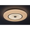 Chrómové stropné LED svietidlo Tornado 480mm 72W CCT s DO