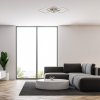Chrómové stropné LED svietidlo Sigurd 765mm 43W