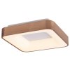 Zlaté stropné LED svietidlo Carmella hranaté 400x400mm 30W
