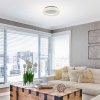Biele stropné LED svietidlo Celie 330mm 24W