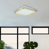 Zlaté stropné LED svietidlo Lars 400x400mm 18W