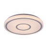Biele stropné LED svietidlo Taytum 380mm 25W