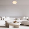 Biele stropné LED svietidlo Taytum 380mm 25W