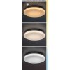 Biele stropné LED svietidlo Lowar hranaté 240x240mm 12W IP44 CCT