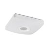 Biele stropné LED svietidlo Murry 365x365mm 18W RGB+CCT s DO a reproduktorom