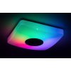 Biele stropné LED svietidlo Murry 365x365mm 18W RGB+CCT s DO a reproduktorom