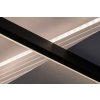 Čierne stropné LED svietidlo Malcolm 400x520mm 35W
