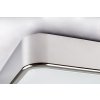 Chrómové stropné LED svietidlo Wolimir 290x290mm 22W RGB+CCT s DO