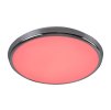 Chrómové stropné LED svietidlo Balthasar 300mm 18W RGB+CCT s DO