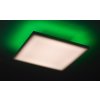 Biele stropné LED svietidlo Faramir 400x400mm 24W RGB+CCT s DO