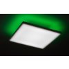 Biele stropné LED svietidlo Faramir 400x400mm 24W RGB+CCT s DO