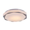 Sivé stropné LED svietidlo Dettora 370mm 18W CCT s DO