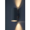 Biele fasádne LED svietidlo Urfa Round 18W IP65 CCT