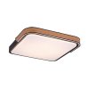 SMART WIFI Čierne stropné LED svietidlo Arild 500x500mm 48W RGB+CCT s DO