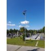 Inteligentné LED solárne verejné osvetlenie 15W so solárnym panelom 90Wp