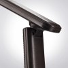 LED stolová lampa 9W s displejom hnedá - VYSTAVENÝ VZOROK BEZ OBALU