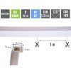LED pásik NEON 9W/m 230V s krytím IP67 Teplá biela