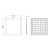 CCT LED Back lit panel 62x62