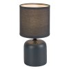 Modrá stolná lampa Daphni pre žiarovku E14