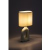 Biela stolná lampa Sylira pre žiarovku E14