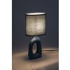 Modrá stolná lampa Sylira pre žiarovku E14