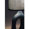 Modrá stolná lampa Sylira pre žiarovku E14