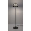 Čierna stojacia LED lampa Xelira 20W stmievateľná