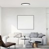 Čierne stropné LED svietidlo Gonzalo 290mm 24W CCT