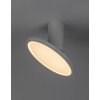Biele stropné LED svietidlo Ovidia 200mm 20W polohovateľné