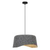 Sivý závesný luster Farelia pre žiarovku E27