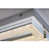 Chrómové stropné LED svietidlo Blas 230x300mm 24W IP44