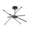 Čierne stropné LED svietidlo Henli2 660mm 40W